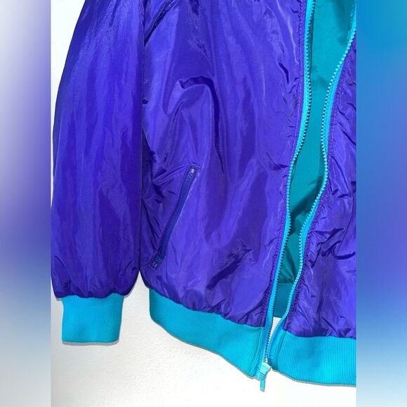 Vintage COLUMBIA 90s Oversized Reversible Windbreaker Jacket Medium Retro Ski XL - Picture 16 of 16
